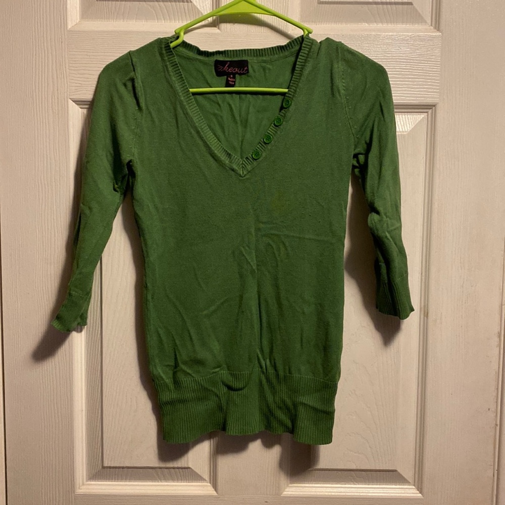 Green sweater